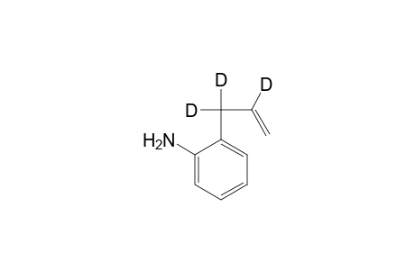 2-(1',1',2'-Trideutero-allyl)aniline