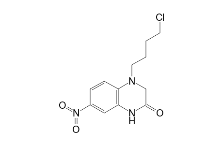 4-(4-Chloranylbutyl)-7-nitro-1,3-dihydroquinoxalin-2-one