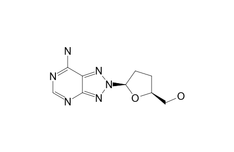 7-AMINO-2-(2,3-DIDEOXY-BETA-D-GLYCERO-PENTOFURANOSYL)-2H-1,2,3-TRIAZOLO-[4,5-D]-PYRIMIDINE