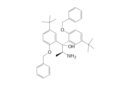 (S)-(-)-2-Amino-1,1-di(2'-benzyloxy-5'-tert-butylphenyl)-1-propanol