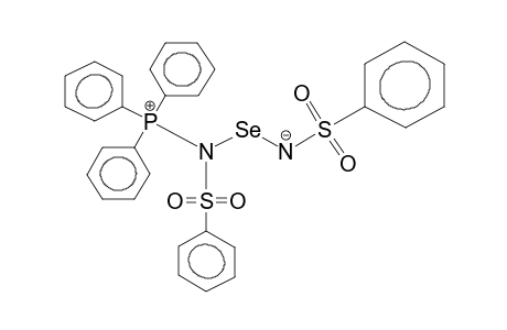 N-(N'-PHENYLSULPHONYL-N'-TRIPHENYLPHOSPHONIOAMINOSELENIDO)-N-PHENYLSULPHONYLAMINATE