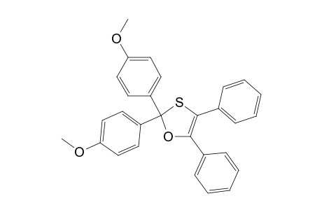 1,3-Oxathiole, 2,2-bis(4-methoxyphenyl)-4,5-diphenyl-