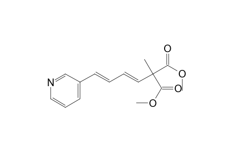 Propanedioic acid, methyl[4-(3-pyridinyl)-1,3-butadienyl]-, dimethyl ester, (E,Z)-