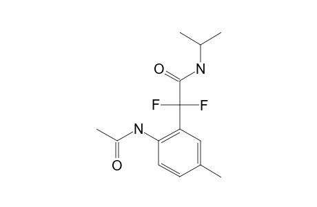 2-(2-ACETAMIDO-5-METHYLPHENYL)-2,2-DIFLUORO-N-ISOPROPYLACETAMIDE