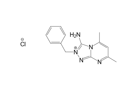 3-Amino-2-benzyl-5,7-dimethyl[1,2,4]triazolo[4,3-a]pyrimidin-2-ium Chloride