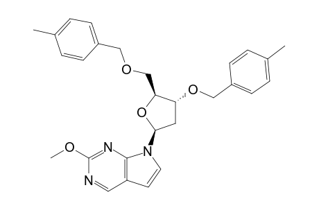 7-[2-DEOXY-3,5-DI-O-(4-TOLUOYL)-BETA-D-ERYTHRO-PENTOFURANOSYL]-2-METHOXY-7H-PYRROLO-[2,3-D]-PYRIMIDINE