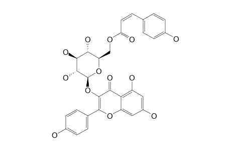 KAEMPFEROL-3-BETA-D-(6-O-CIS-PARA-COUMARYL)-GLUCOPYRANOSIDE