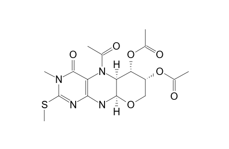 (3R,4S,4AS,10AR)-5-ACETYL-3,4,4A,5,6,7,10,10A-OCTAHYDRO-7-METHYL-8-(METHYLTHIO)-6-OXO-2H-PYRANO-[3,2-G]-PTERIDIN-3,4-DIYL-DIACETATE