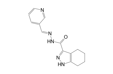 1H-indazole-3-carboxylic acid, 4,5,6,7-tetrahydro-, 2-[(E)-3-pyridinylmethylidene]hydrazide