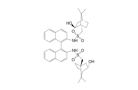 (M,1R,2S,4R,1'R,2'R,4'R)-N-{1-[2-(2'-Hydroxy-7',7'-dimethylbicyclo[2.2.1]hept-1'-ylmethylsulfonamido)-1-naphthyl]-2-naphthyl}-2-hydroxy-7,7-dimethylbicyclo[2.2.1]hept-1-ylmethanesulfonamide