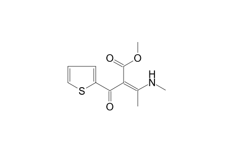 Methyl (2Z)-3-(methylamino)-2-(2-thienylcarbonyl)-2-butenoate