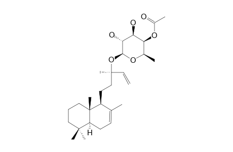 (13-R)-LABDA-7,14-DIENE-13-O-BETA-D-(4'-O-ACETYL)-FUCOPYRANOSIDE
