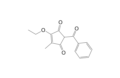 2-benzoyl-4-ethoxy-5-methyl-cyclopent-4-ene-1,3-dione
