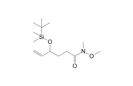4-(tert-Butyl-dimethyl-silanyloxy)-hex-5-enoic acid methoxy-methyl-amide
