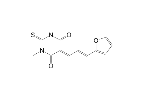 5-[(2E)-3-(2-furyl)-2-propenylidene]-1,3-dimethyl-2-thioxodihydro-4,6(1H,5H)-pyrimidinedione