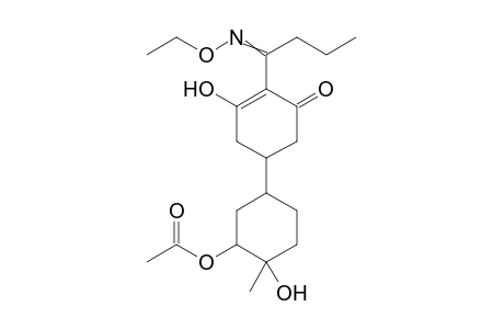 2-Cyclohexen-1-one, 5-[3-(acetyloxy)-4-hydroxy-4-methylcyclohexyl]-2-[1-(ethoxyimino)butyl]-3-hydroxy-