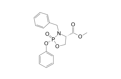 METHYL-(2S,4S)-2-PHENOXY-2-OXO-3-BENZYL-1,3,2-OXAZAPHOSPHOLIDINE-4-CARBOXYLATE