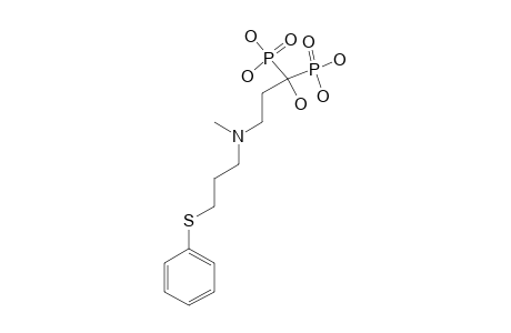 1-HYDROXY-3-[METHYL-3-PHENYLSULFANYLPROPYL)-AMINO]-PROPYLIDENE-1,1-BISPHOSPHONIC-ACID