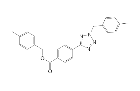 (4-methylphenyl)methyl 4-[2-[(4-methylphenyl)methyl]-1,2,3,4-tetrazol-5-yl]benzoate