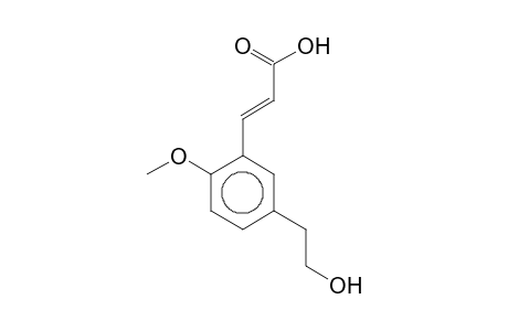 2-Methoxy-5-(2-hydroxyethyl)-zimtsaeure
