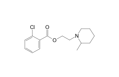 2-(2-Methylpiperidino)ethyl o-chlorobenzoate