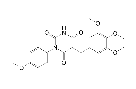 1-(4-methoxyphenyl)-5-(3,4,5-trimethoxybenzyl)-2,4,6(1H,3H,5H)-pyrimidinetrione