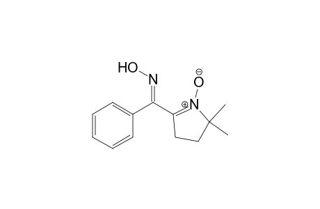 Methanone, (3,4-dihydro-2,2-dimethyl-2H-pyrrol-5-yl)phenyl-, oxime, N-oxide