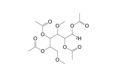 1,2,4,5-Tetra-o-acetyl-3,6-di-o-methylhexitol (1-d)