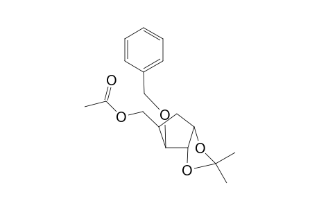 5-O-Acetyl-3-O-benzyl-1,2-O-isopropylidene-4a-carba-.alpha.-DL-xylofuranose