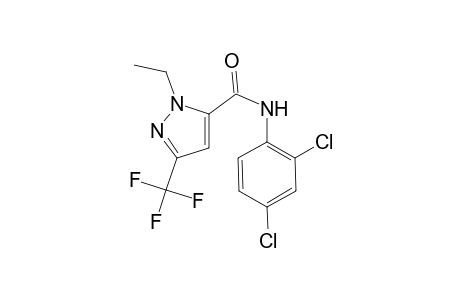 1H-Pyrazole-5-carboxamide, N-(2,4-dichlorophenyl)-1-ethyl-3-(trifluoromethyl)-