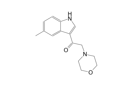 1-(5-methyl-1H-indol-3-yl)-2-(4-morpholinyl)ethanone