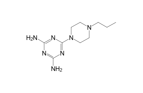 2,4-diamino-6-(4-propyl-1-piperazinyl)-s-triazine