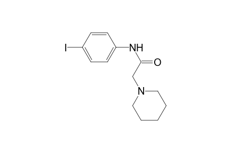 N-(4-Iodophenyl)-2-(1-piperidinyl)acetamide