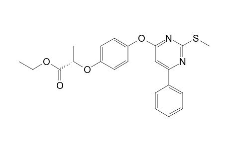Ethyl (R)-2-(4-(2-methylthio-6-phenylpyrimidin-4-yloxy)phenoxy)propanoate
