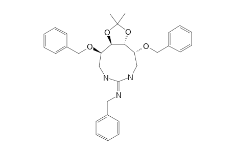 (5R,6R,7R,8R)-5,8-DIBENZYLOXY-6,7-DIHYDROXY-6,7-O-METHYLETHYLIDENE-2-(N-BENZYL)-IMINO-1,3-DIAZONANE