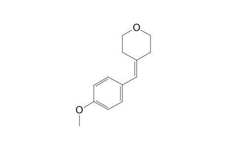 4-(4-methoxybenzylidene)tetrahydro-2H-pyran