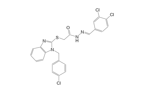 acetic acid, [[1-[(4-chlorophenyl)methyl]-1H-benzimidazol-2-yl]thio]-, 2-[(E)-(3,4-dichlorophenyl)methylidene]hydrazide