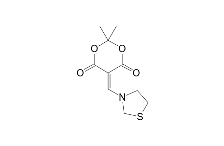 2,2-Dimethyl-5-(thiazolindin-3-ylmethylene)-1,3-dioxane-4,6-dione