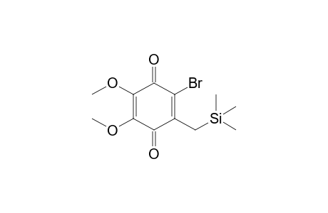 5-Bromo-2,3-dimethoxy-6-((trimethylsilyl)methyl)-1,4-benzoquinone