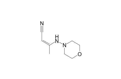 3-(Morpholinoamino)crotononitrile