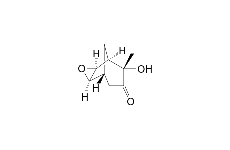 (1R*,2R*,4S*,5R*,6S*)-6-Hydroxy-6-methyl-3-oxatricyclo[3.3.1.0(2,4)]nonan-7-one