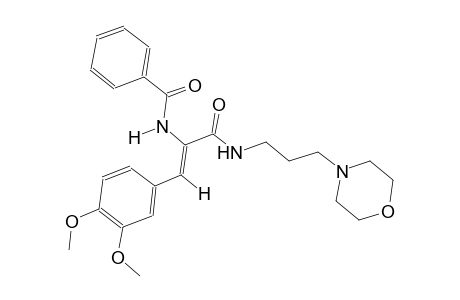 benzamide, N-[(Z)-2-(3,4-dimethoxyphenyl)-1-[[[3-(4-morpholinyl)propyl]amino]carbonyl]ethenyl]-