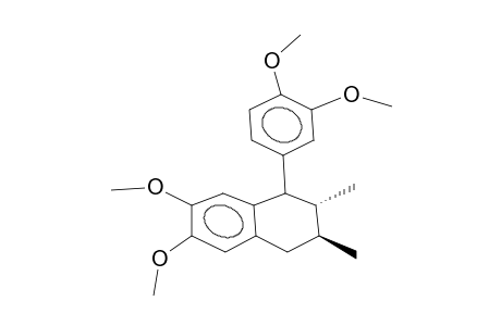 4-(3,4-DIMETHOXYPHENYL)-3,4-DIMETHY-6,7-DIMETHOXYTETRAHYDRONAPHTHALENE