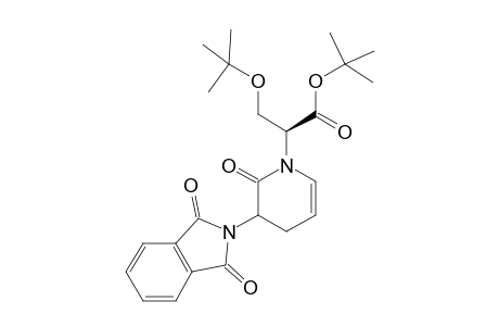 (.alpha.S,3RS)-N-[1-(tert-Butoxycarbonyl)-2-tert-butoxyethyl]-3-phthaloyl-.delta.(5)-piperidin-2-one
