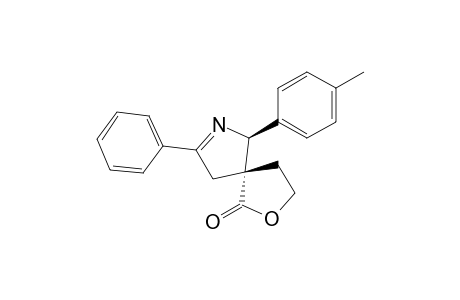 exo-(5S*,6S*)-6-(4-methylphenyl)-8-phenyl-2-oxa-7-azaspiro[4.4]non-7-en-1-one