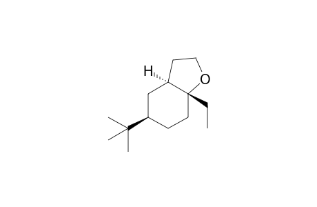 (3aS,5R,7aR)-5-(tert-Butyl)-7a-ethyloctahydro-1-benzofuran