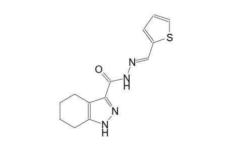 1H-indazole-3-carboxylic acid, 4,5,6,7-tetrahydro-, 2-[(E)-2-thienylmethylidene]hydrazide