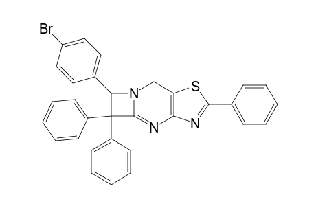 6-(4-Bromophenyl)-2,5,5-triphenyl-5,8-dihydro-6H-azeto[1,2-a][1,3]thiazolo[4,5-d]pyrimidine