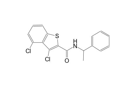 3,4-dichloro-N-(1-phenylethyl)-1-benzothiophene-2-carboxamide