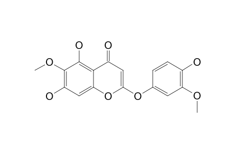 TENUIFLORIN_B;5,7-DIYHDROXY-2-(4-HYDROXY-3-METHOXYPHENOXY)-6-METHOXYCHROMONE